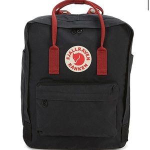 FJALLRAVEN Kanken Colorblock Handles Water-Resistant Backpack